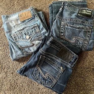 3 pair men’s jeans